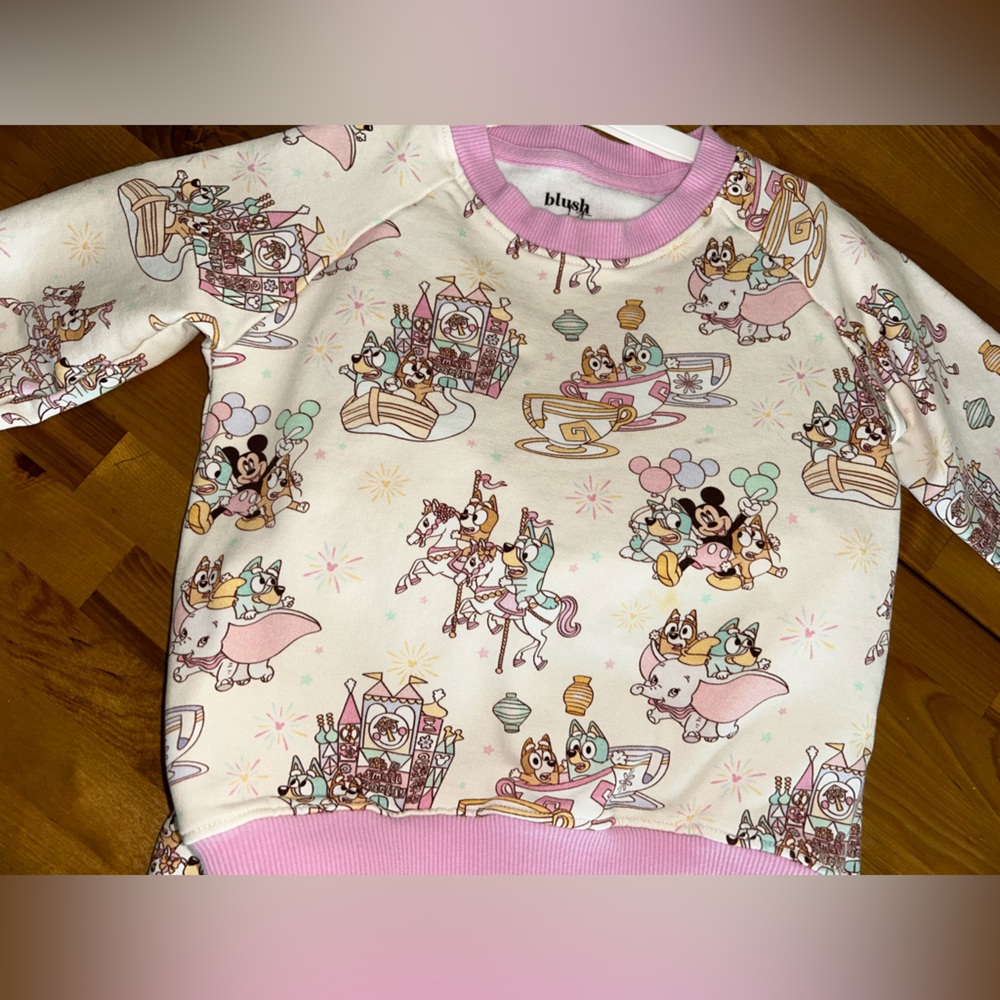 Blush Lotus Bluey set